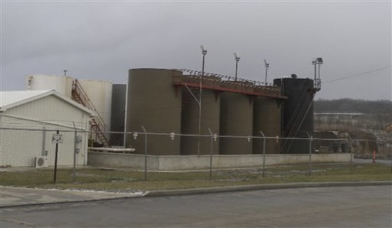 Northstar Disposal Services LLC has halted operations at this brine injection well in Youngstown, Ohio, following a series of earthquakes in the area.